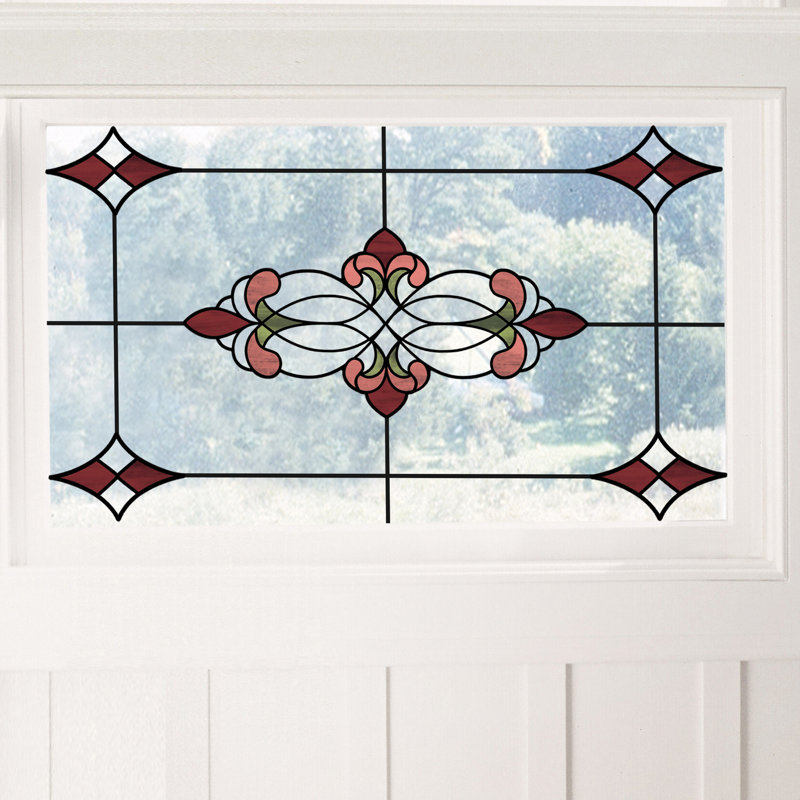 Fleur De Lis Living Stained Glass Window Decal & Reviews Wayfair